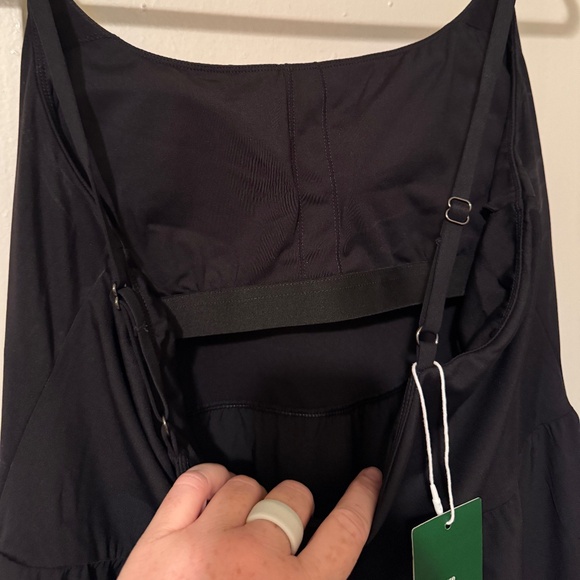 Halara – Breezeful™ High/Low Quick-Dry Casual Midi Dress (Black), Size XL. NWT. - Picture 9 of 10